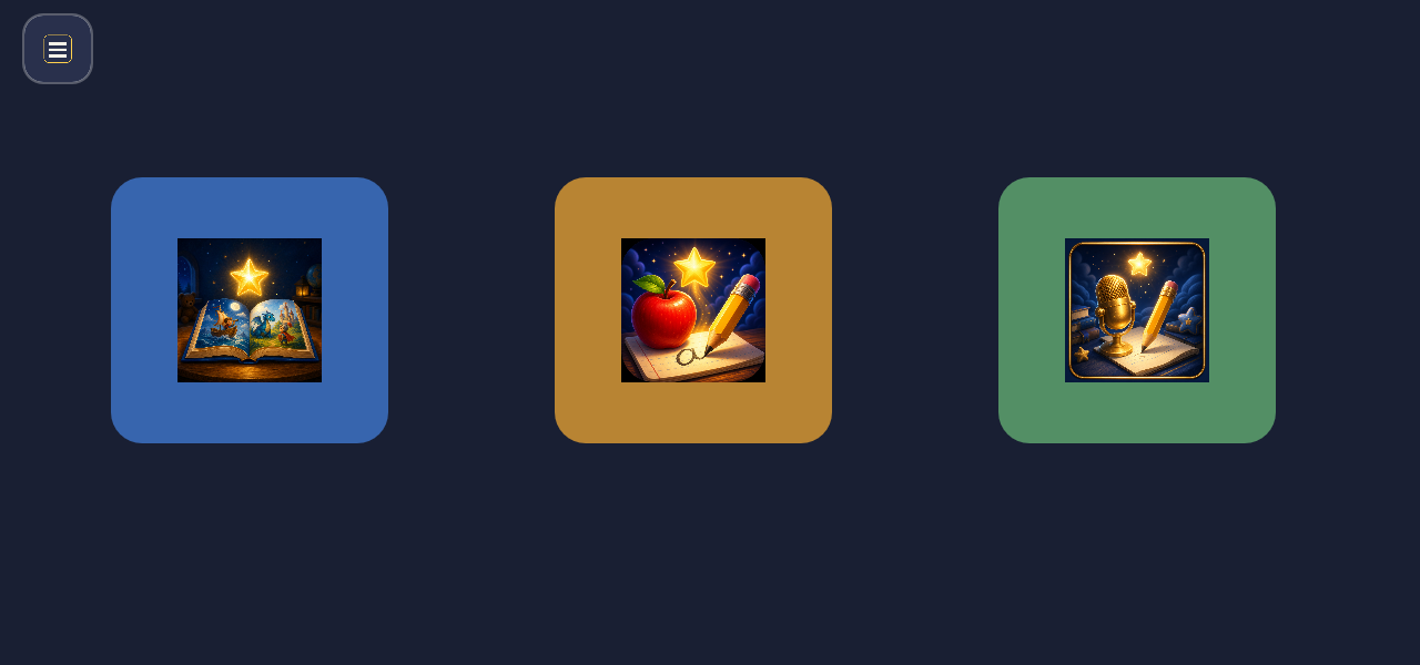 Language Explorer home with Read, Write, and Voice tiles